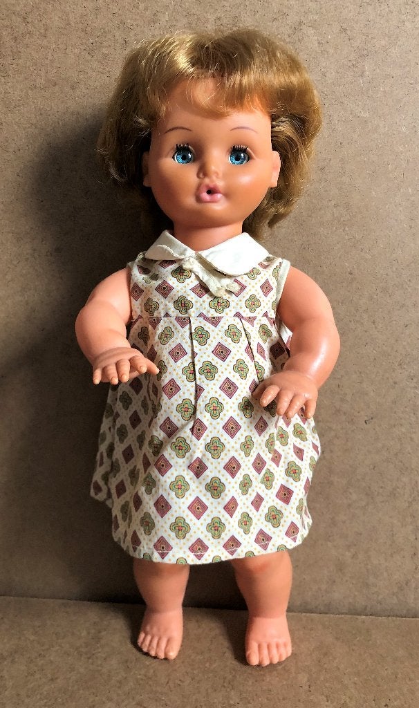 Vintage Bella Pop 38 cm, Ophalen of Verzenden, Gebruikt, Pop