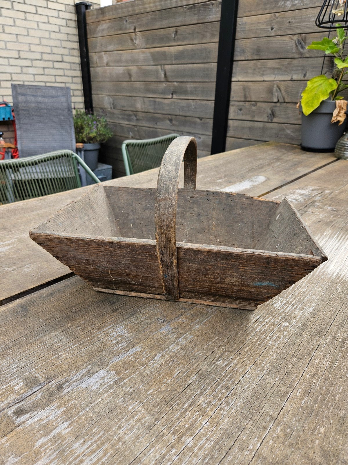 Antieke plukbak - Rustieke decoratie, Ophalen