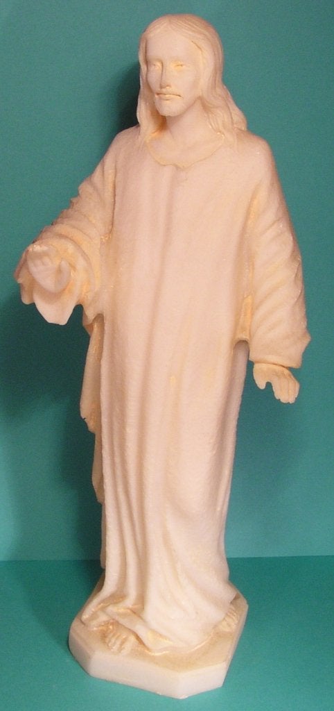 Een Groot Albast Beeld van Jezus Christus de Prediker nieuw, Verzenden, Nieuw, Religie