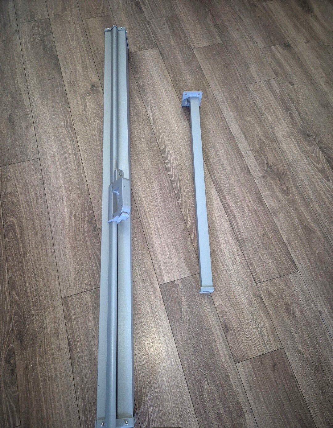 Nieuwe zijwand/scherm grijs 1.50m hoog, 3m lang, Tuin en Terras, Ophalen, Kunststof, Nieuw, 200 cm of meer