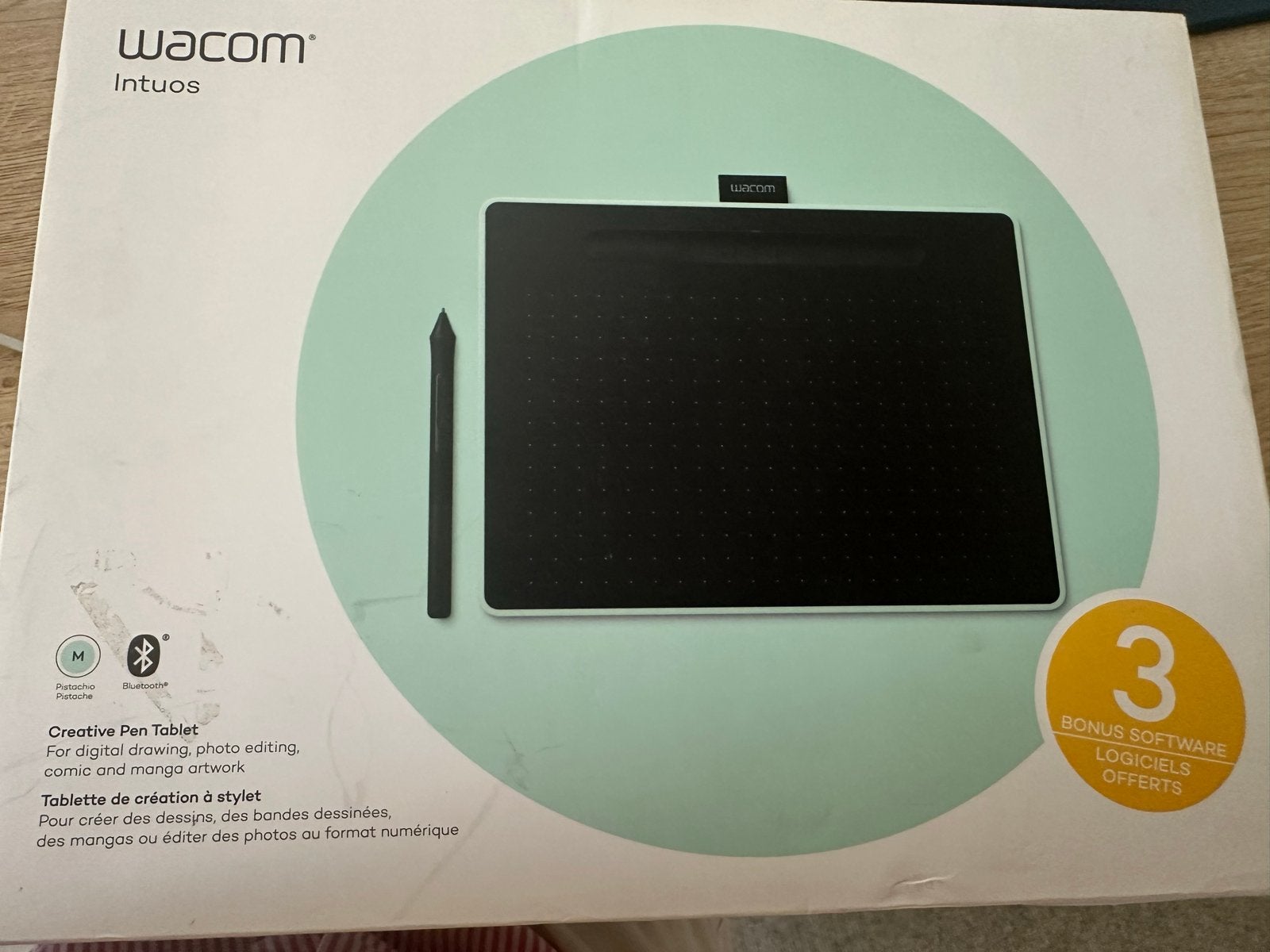 Wacom Intuos tablet - Zo goed als nieuw, Computers en Software, Ophalen of Verzenden, Zo goed als nieuw, Draadloos