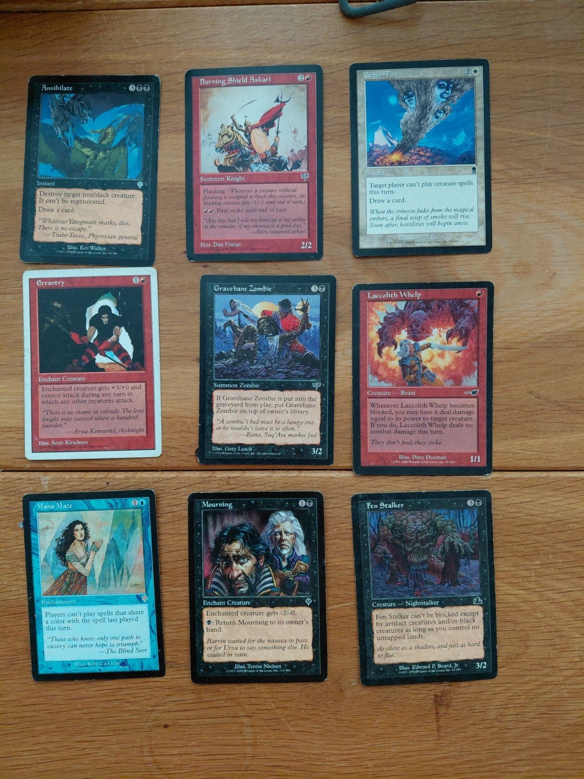 Magic: The Gathering Kaarten Collectie (9 stuks), Ophalen of Verzenden, Gebruikt, Meerdere kaarten
