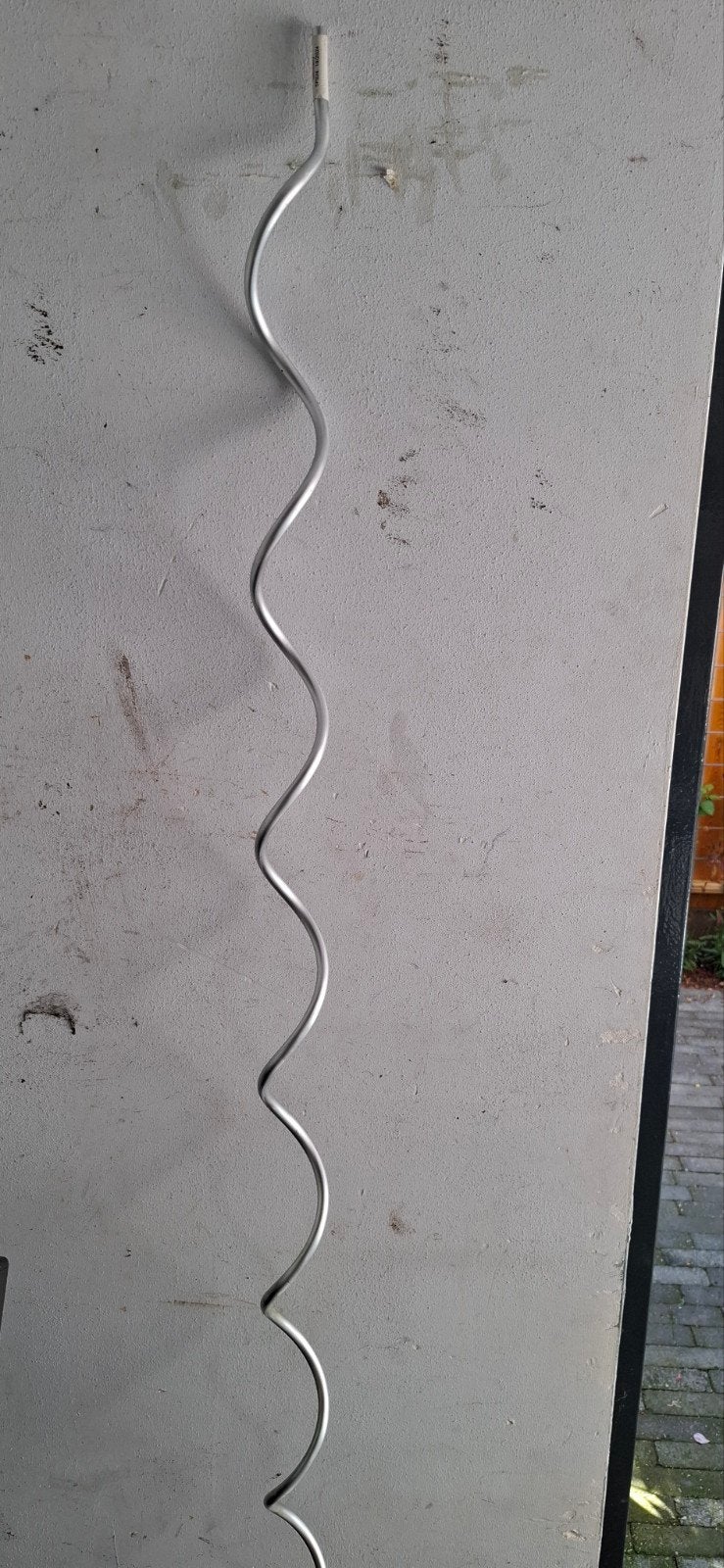 Metalen spiraal staaf,  voor het leiden van tomaten, Ophalen