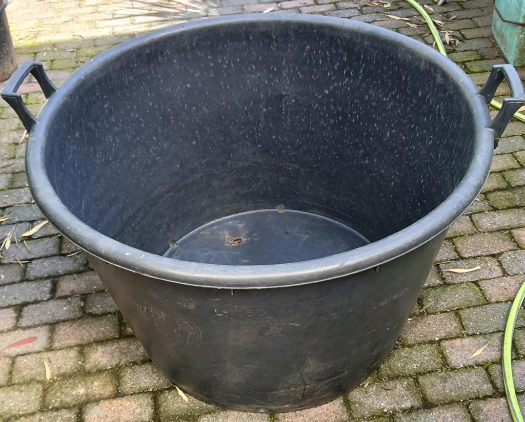 ✅️ GROTE PLANT/BOOM-KUIP 160-Liter met handvatten, Tuin en Terras, Bloembakken en Plantenbakken, Ophalen, Kunststof, Gebruikt
