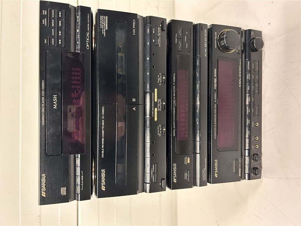 A7412. Sansui stereo toren, Audio, Tv en Foto, Ophalen of Verzenden, Gebruikt, Cassettedeck, Overige merken