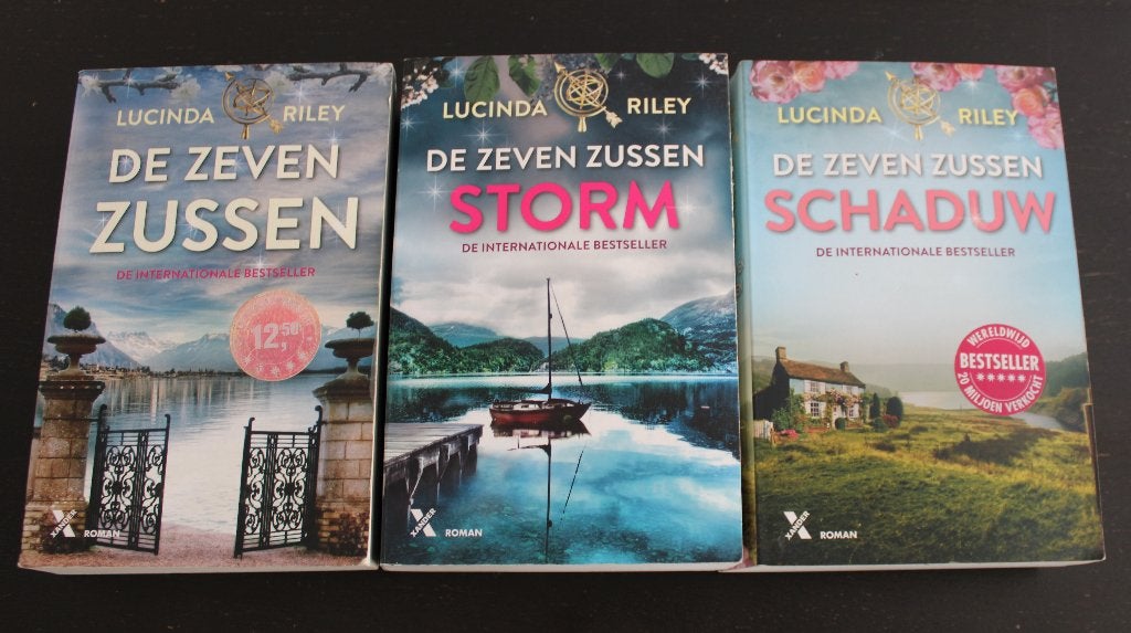 Lucinda Riley - De Zeven Zussen / Storm / Schaduw, Boeken, Ophalen of Verzenden, Gelezen, Lucinda Riley, Europa overig