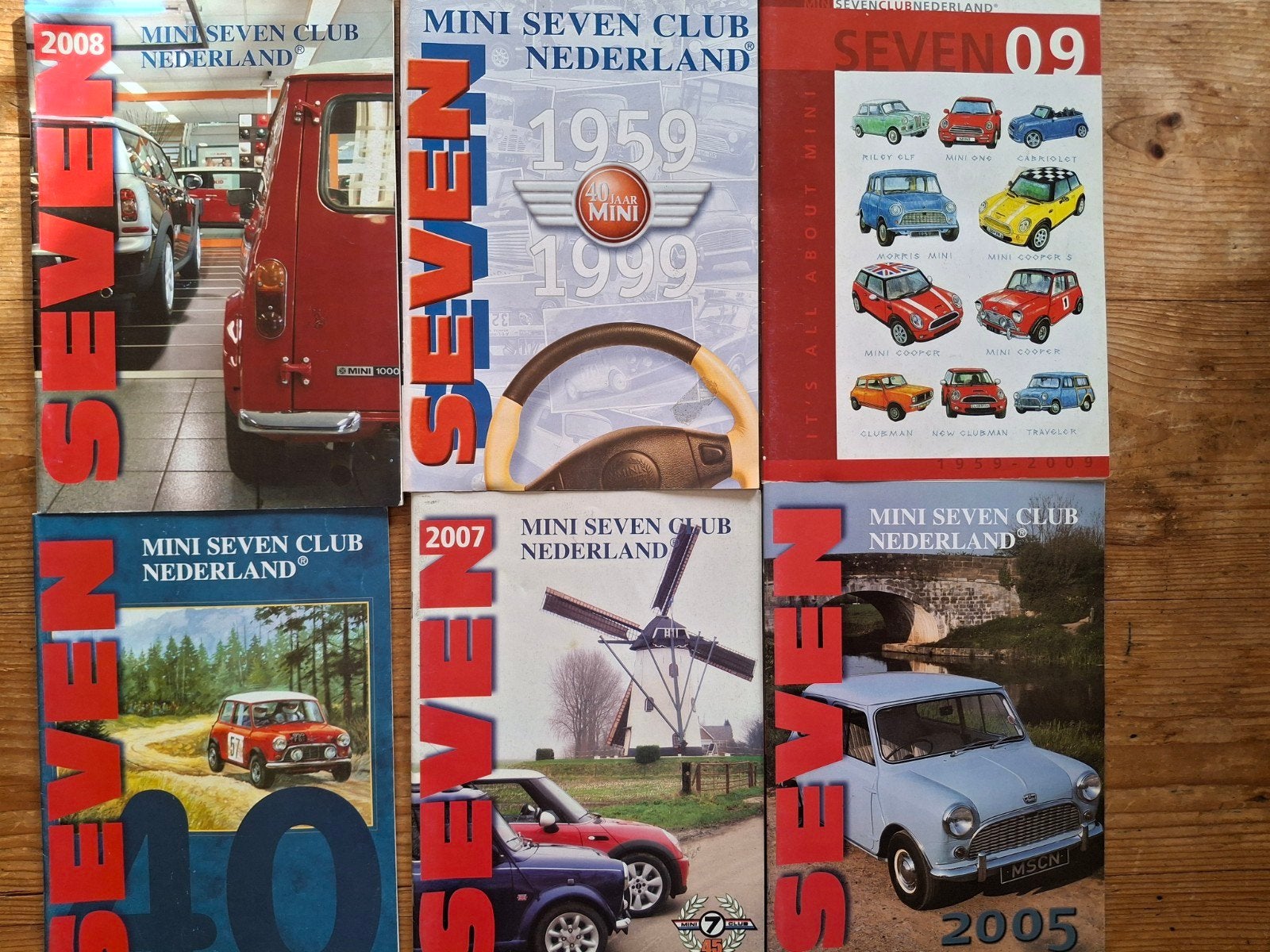 Mini Seven Austin Morris Riley Cooper Traveler Cabrio Club, Ophalen of Verzenden, Gelezen, Overige merken