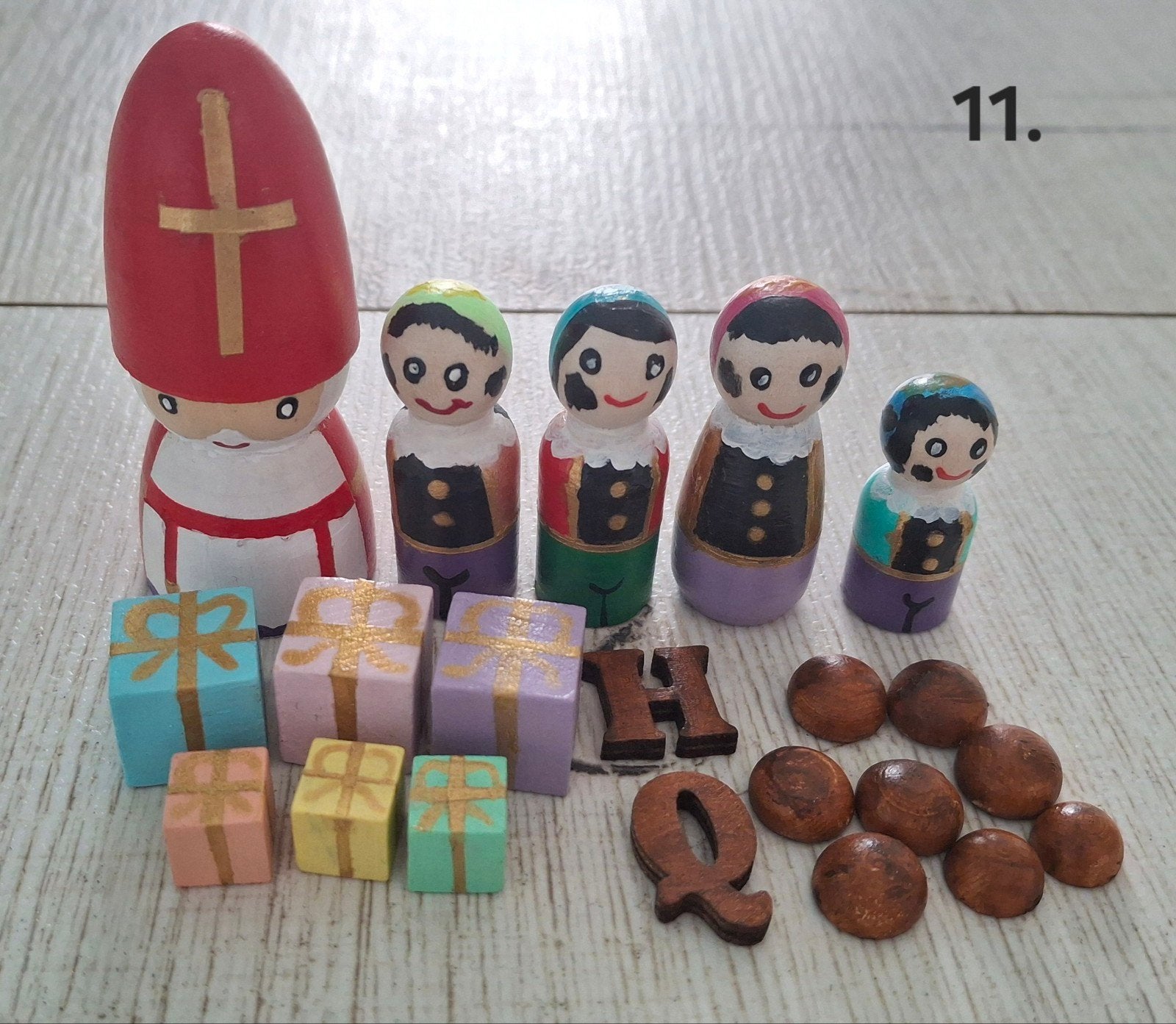 pegdolls Sint met pietjes en accessoires, Kinderen en Baby's, Ophalen of Verzenden, Nieuw, Overige typen