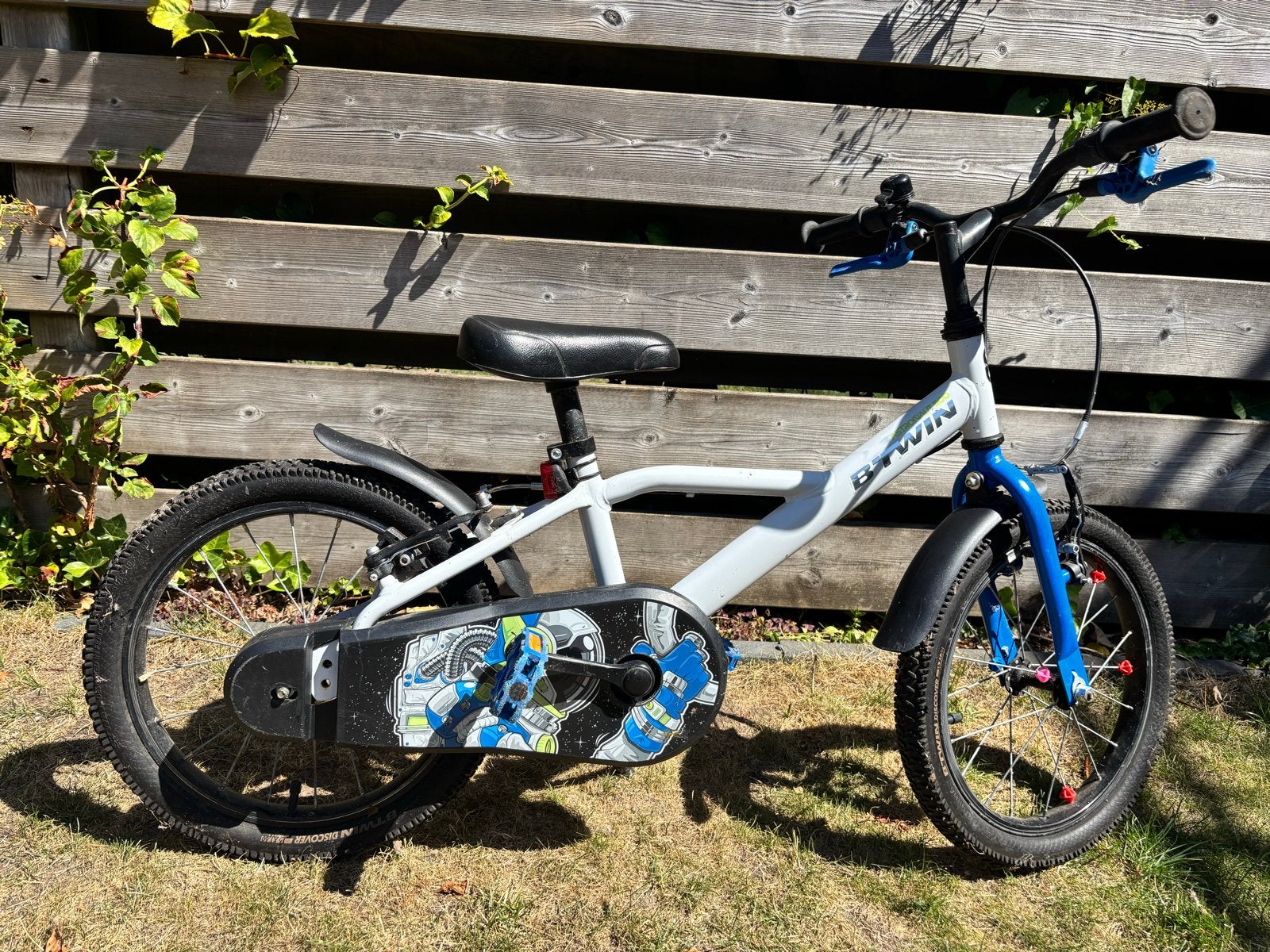 B'Twin kinderfiets 16 inch - Gebruikt, Ophalen, Gebruikt, Velgrem, 16 tot 20 inch