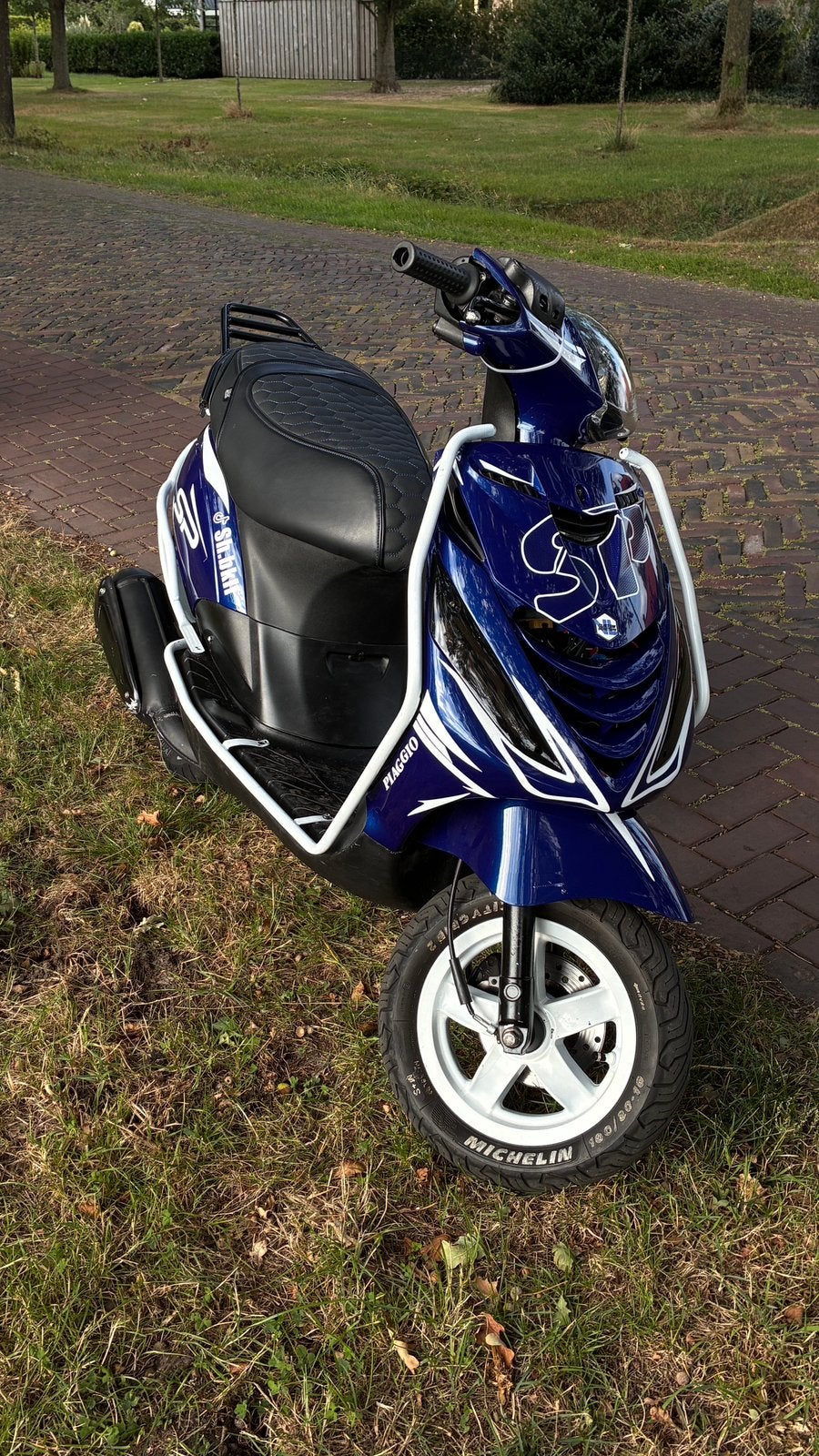 Zip 172cc brom met wok, Fietsen en Brommers, Scooters | Piaggio, Ophalen, Tweetakt, Maximaal 45 km/u, Zip