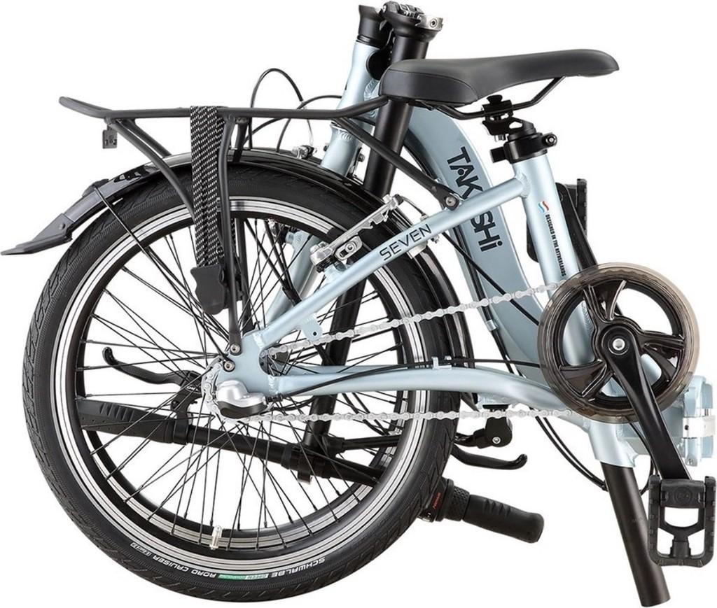 Vouwfiets Takashi Seven - Shimano 3 versnellingen, Fietsen en Brommers, Fietsen | Vouwfietsen, Ophalen, 20 inch of meer, Velgrem