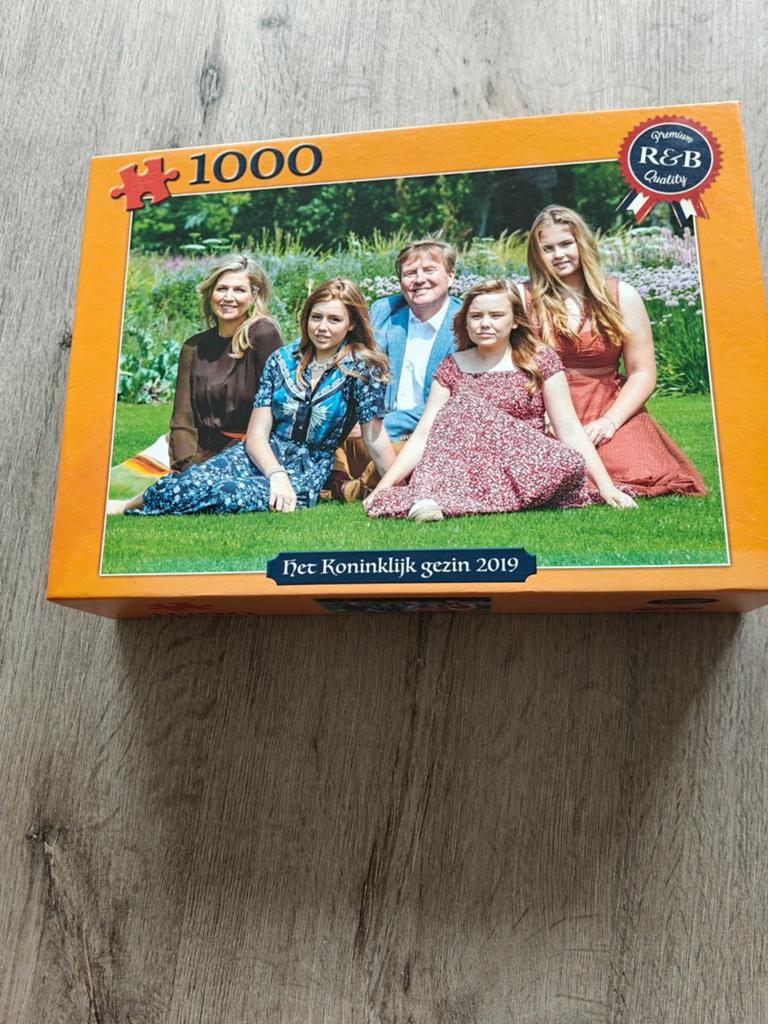 Puzzel Koninklijk Gezin 2019 - 1000 stukjes, Ophalen of Verzenden, Meer dan 50 stukjes, Zo goed als nieuw, 6 jaar of ouder