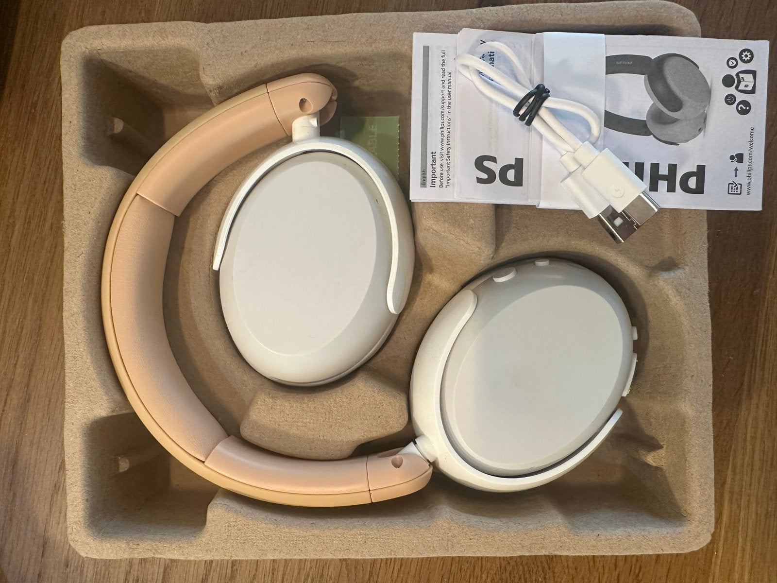 Philips TAK5500RT Kids Bluetooth Koptelefoon, Audio, Tv en Foto, Koptelefoons, Beige, Philips, Bluetooth, Ophalen of Verzenden