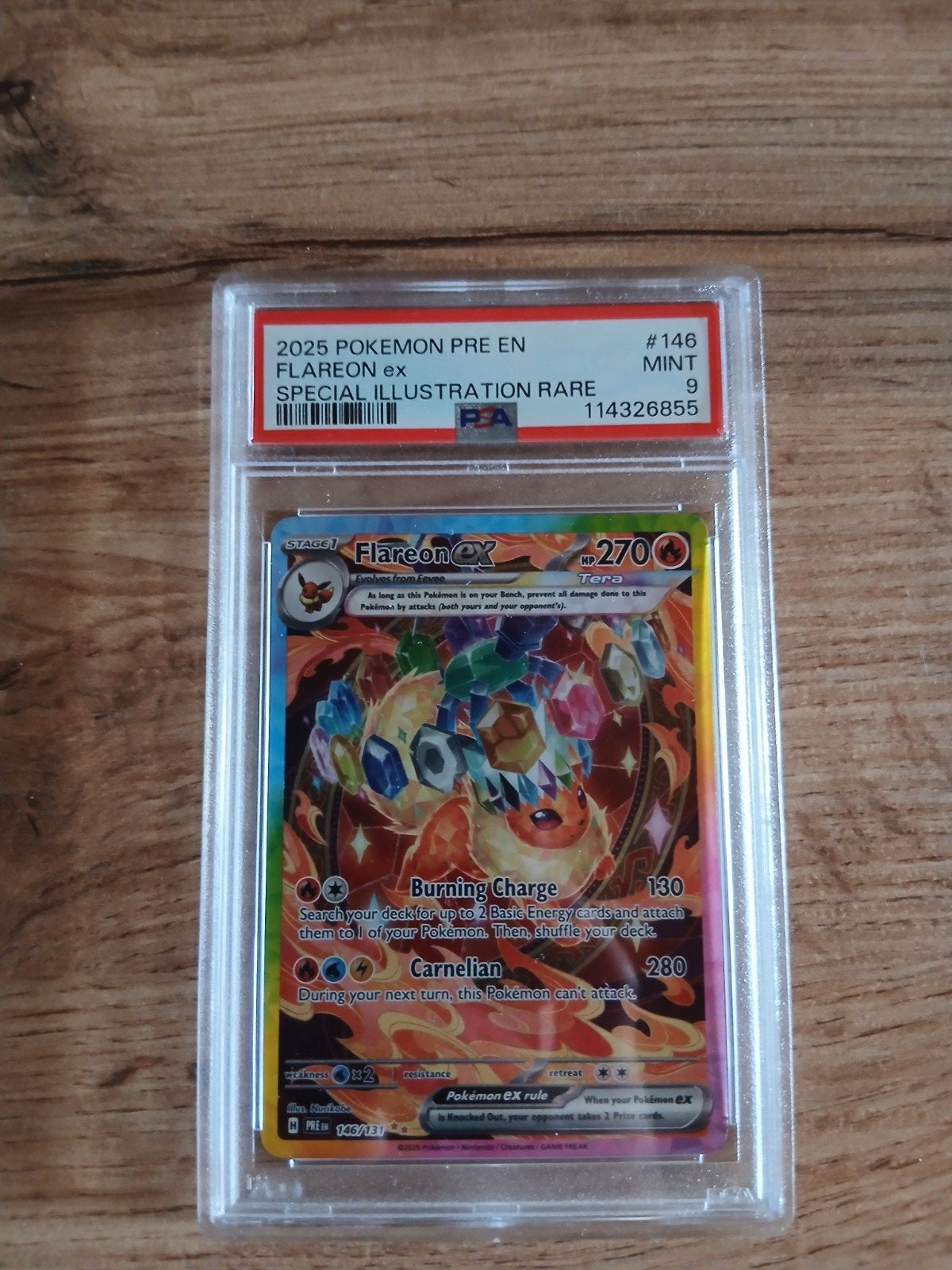 Flareon ex 146 psa 9, Ophalen of Verzenden, Zo goed als nieuw
