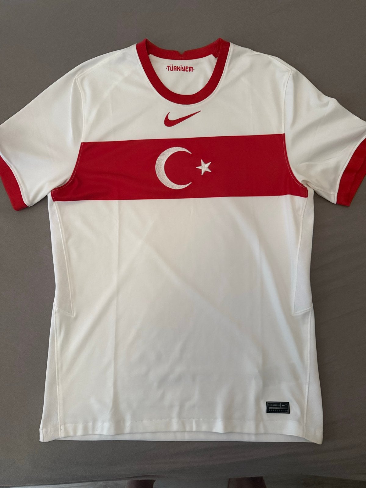 Turkije EK 2020 Voetbalshirt Nike Maat L, Maat 52/54 (L), Wit, Ophalen of Verzenden, Zo goed als nieuw
