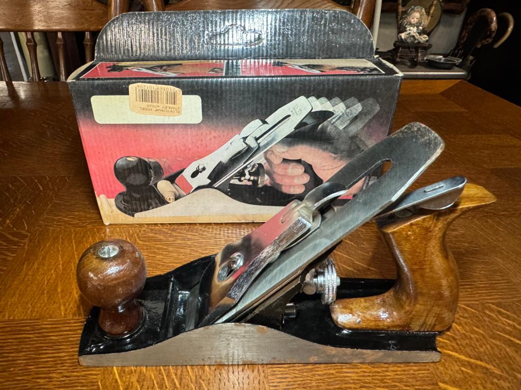 Vintage Stanley Schaaf No.4 Nog Nieuw in Doos!, Antiek en Kunst, Antiek | Gereedschap en Instrumenten, Ophalen of Verzenden