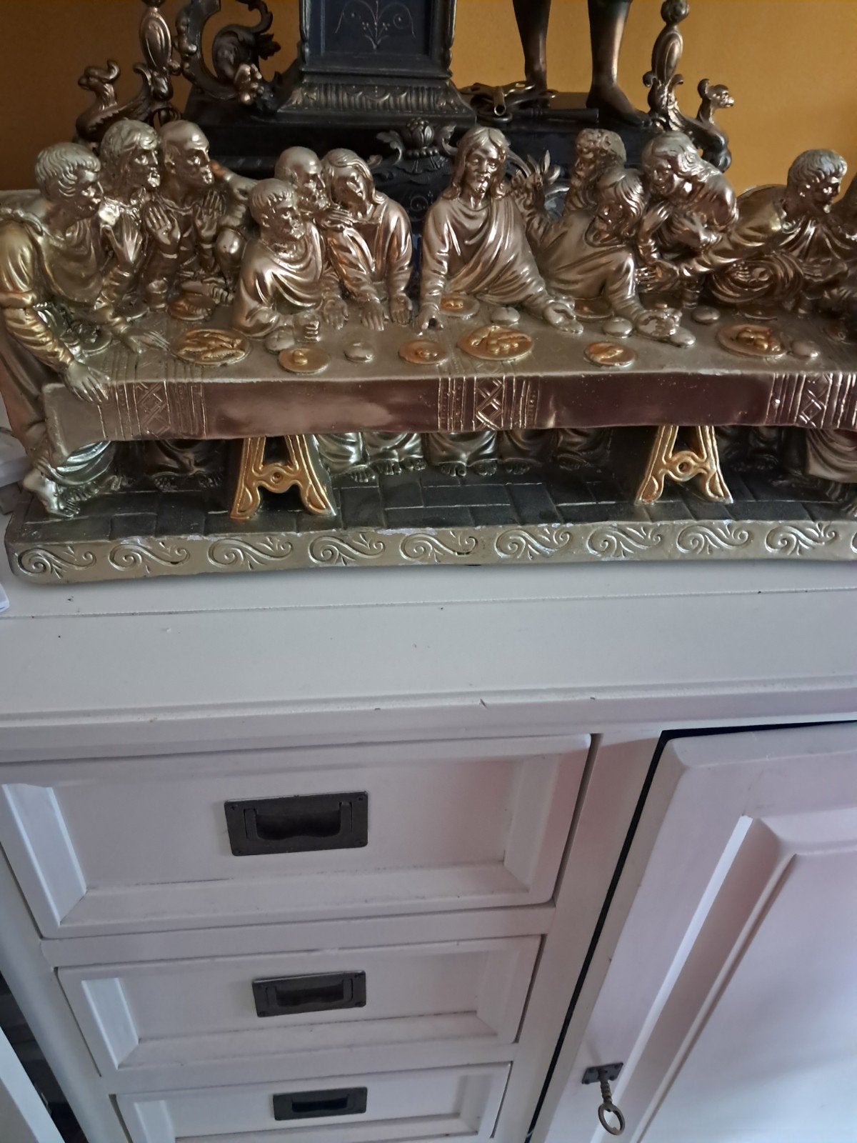 Het Laatste Avondmaal Beeld - Religieuze Decoratie, Ophalen of Verzenden