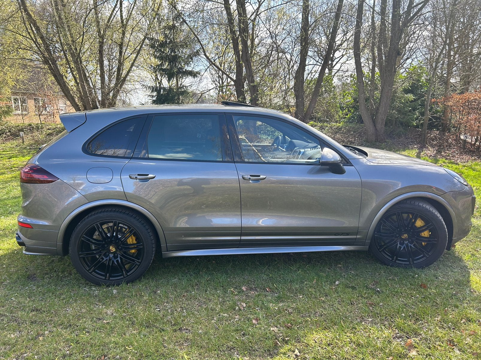 Porsche Cayenne 3.6 V6 440pk Tiptronic S 2015 Grijs, Auto's, Automaat, Cayenne, 138 €/maand, Vierwielaandrijving
