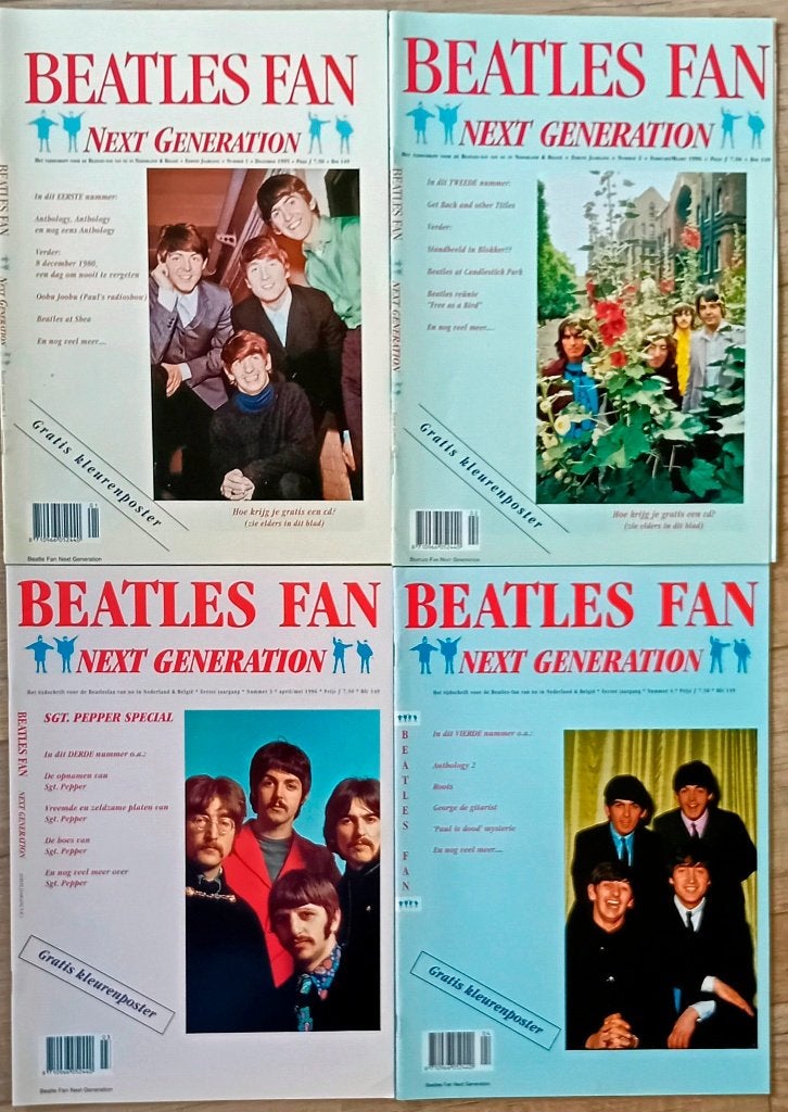 BEATLES FAN, Next Generation, 10 nummers: 1-9,17, Verzamelen, Ophalen of Verzenden, Zo goed als nieuw, Boek, Tijdschrift of Artikel