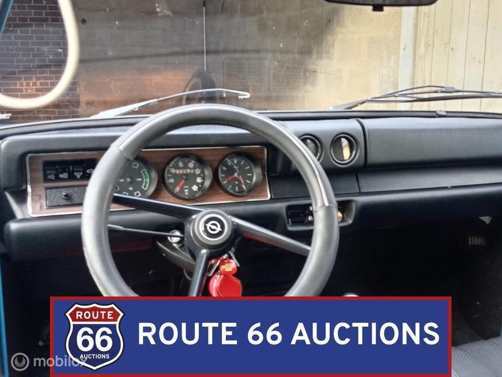 Opel Kadett B | 1973 | Route 66 Auctions, Auto's, Overige carrosserieën, Zwart, Bedrijf, Opel