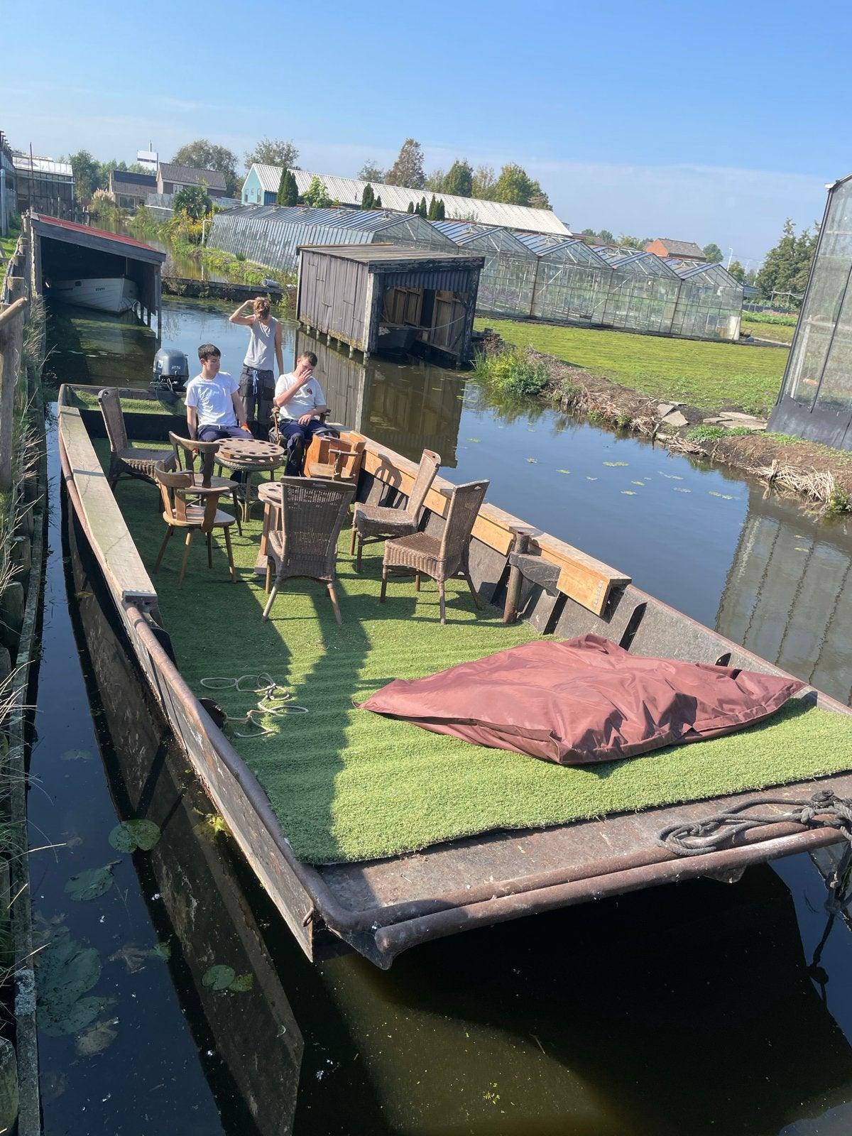 Unieke platbodem met Yamaha FT25FETL, Ophalen, Gebruikt