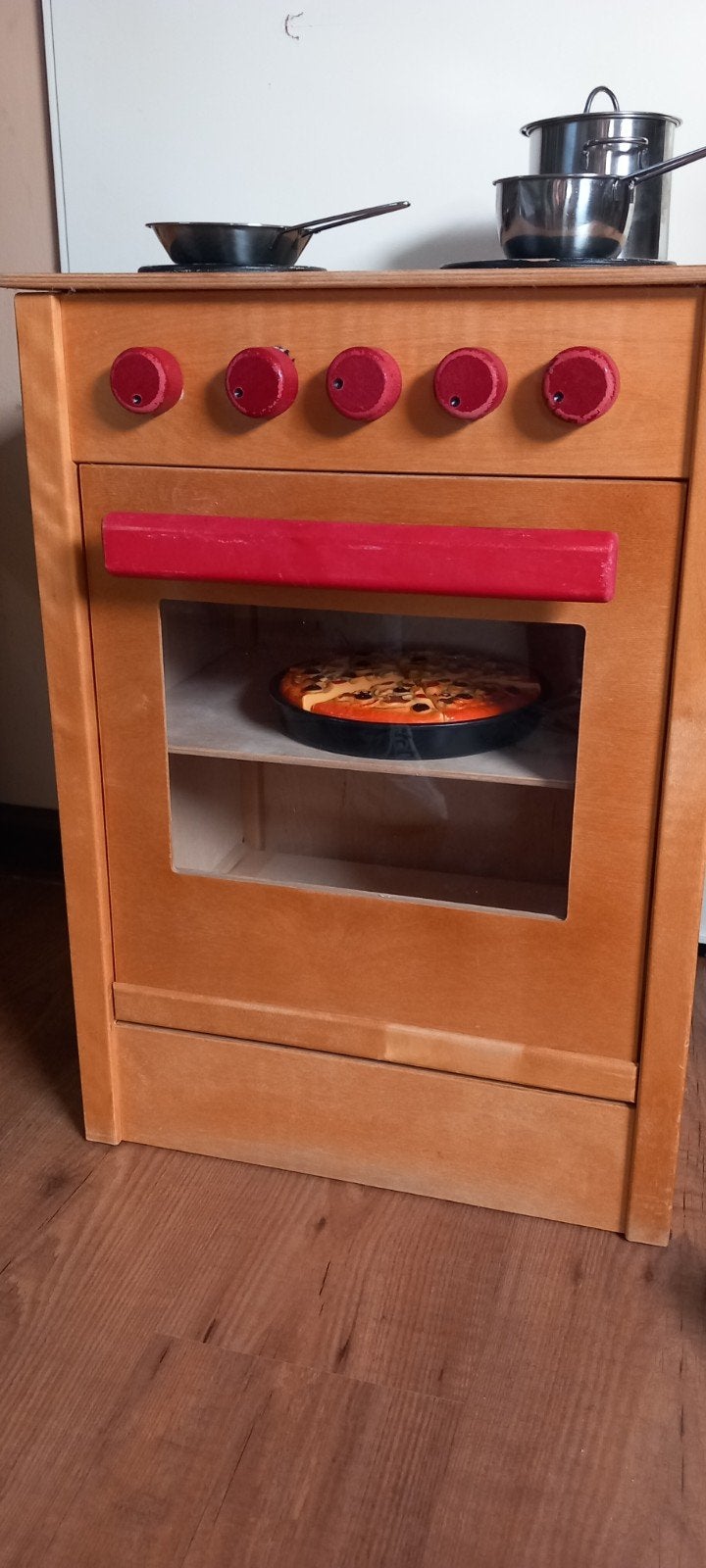 Houten Speelkeuken met Accessoires, Ophalen, Gebruikt, Hout, Speelkeuken