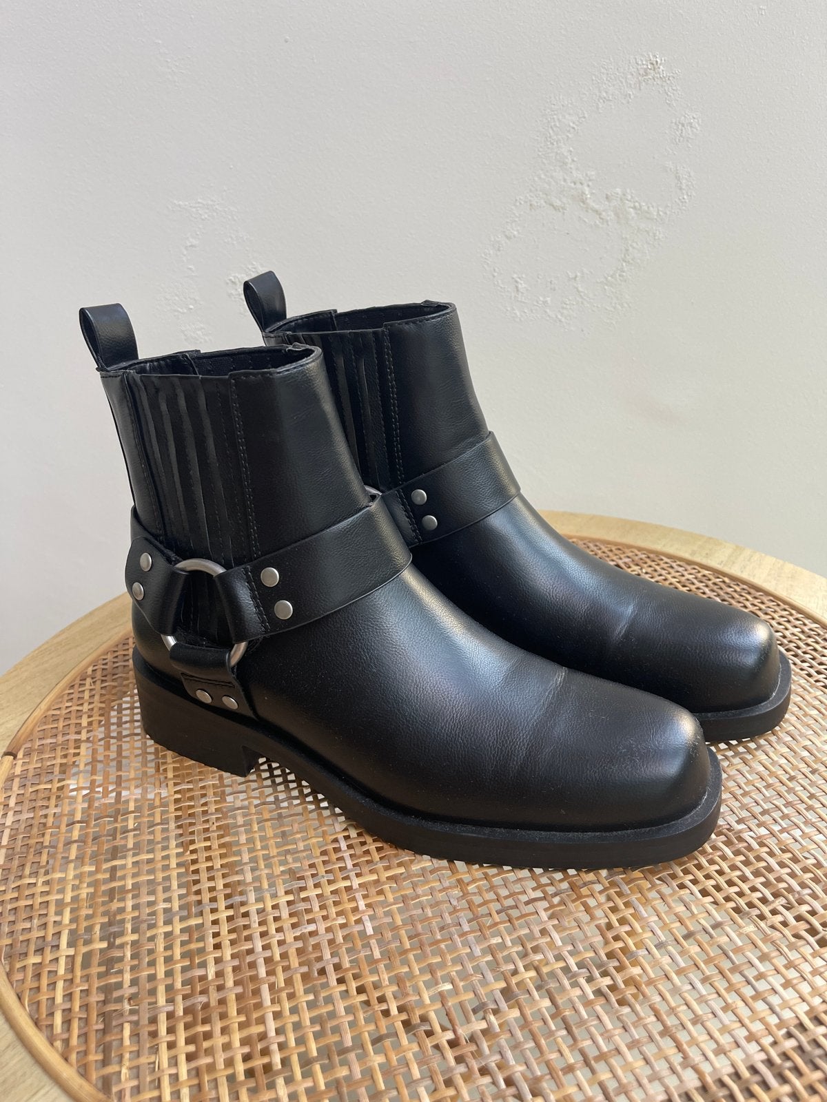 Nieuwe biker boots maat 39, Ophalen of Verzenden, Nieuw, Zwart, Lage of Enkellaarzen