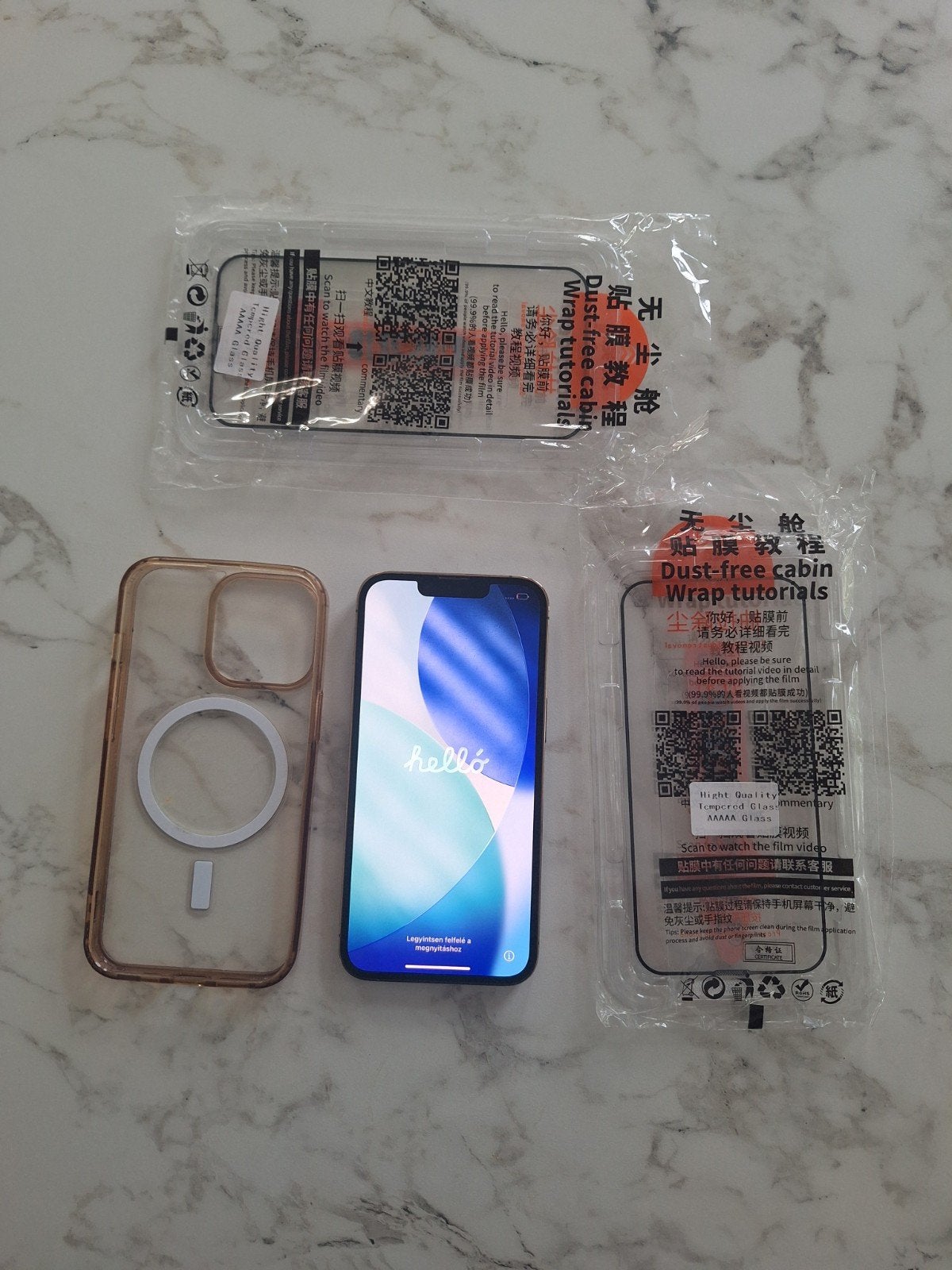 iPhone 13 Pro met gebarsten achterkant en 75% batterij, Telecommunicatie, Mobiele telefoons | Apple iPhone, 75 %, Ophalen of Verzenden