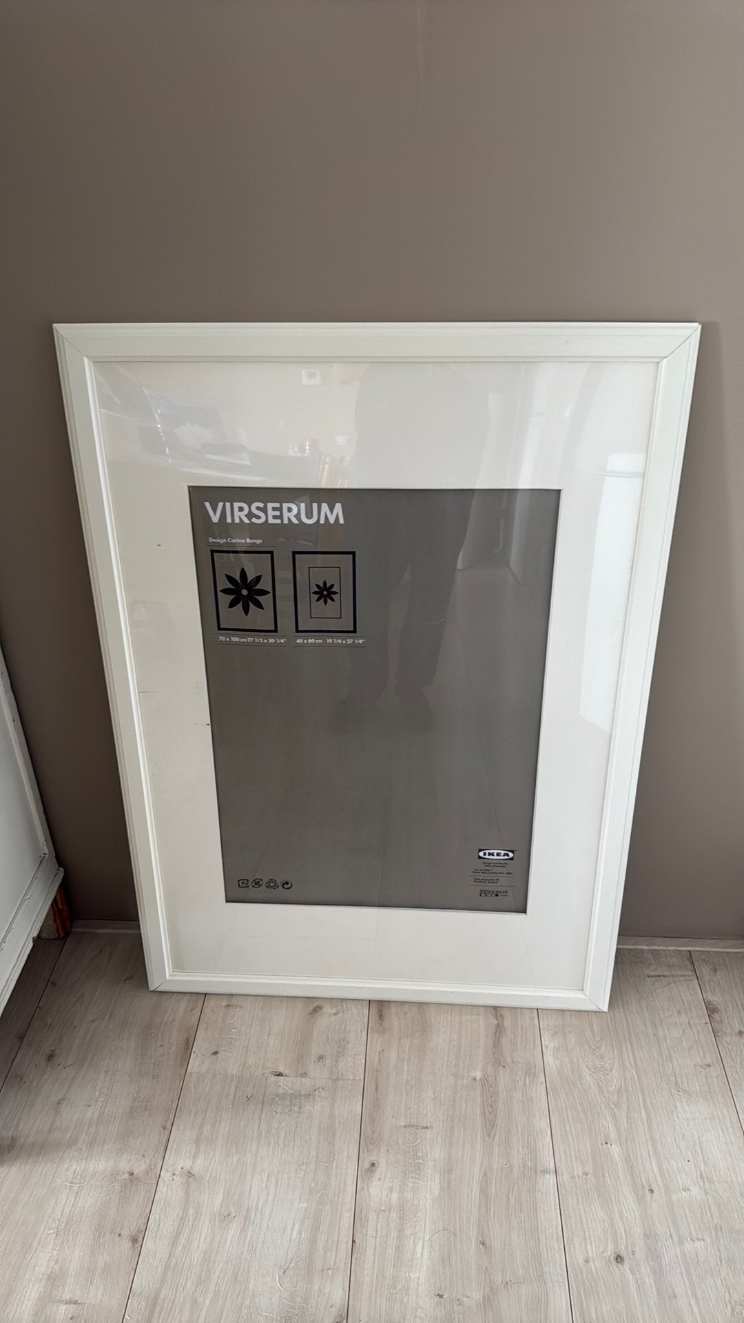 Ikea virserum wissellijst 70x 100 of 49x69, Ophalen, Gebruikt, Schilderijlijst, 110 cm