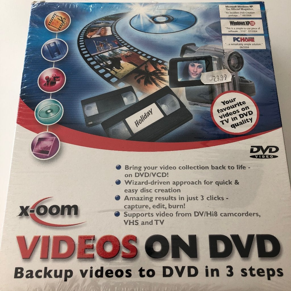 Zet je video op DVD Nieuw!, Ophalen, Nieuw