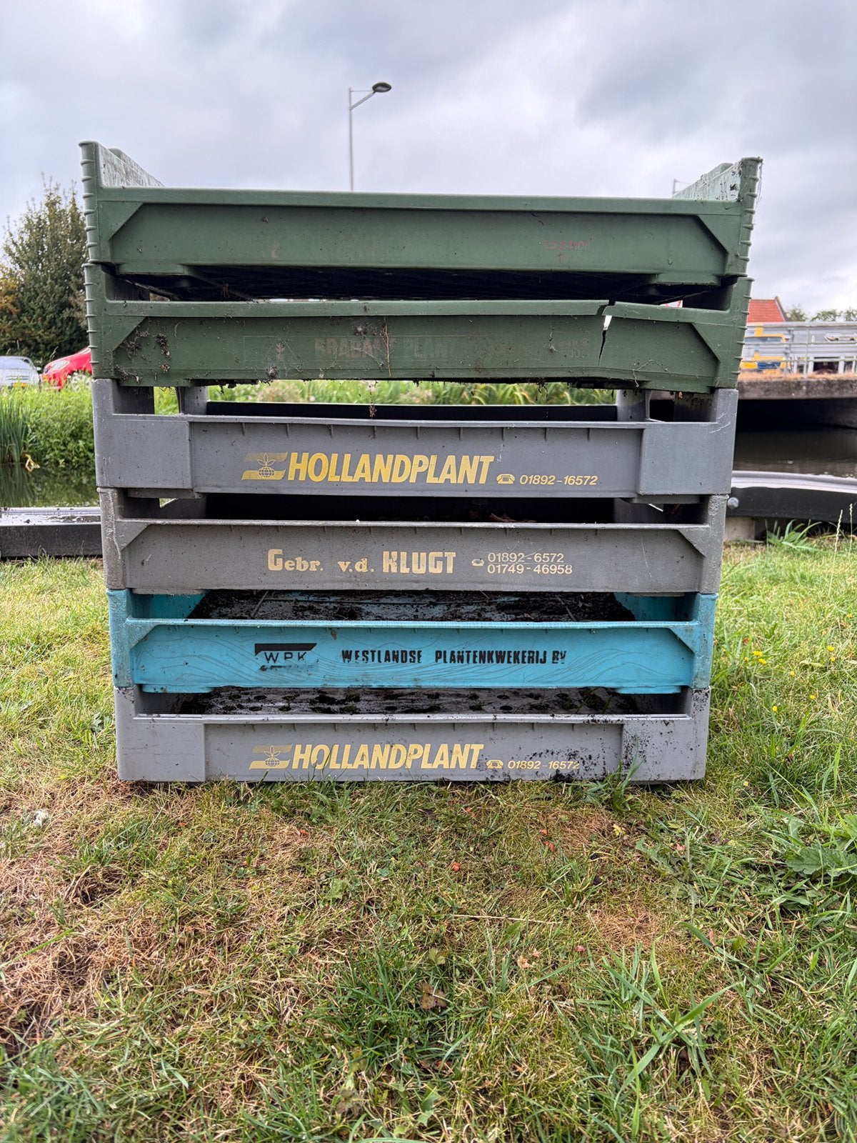 Zes gratis Kistjes, Ophalen, Gebruikt, Kweekbak
