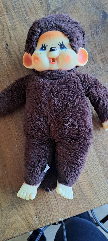 Monchhichi knuffel aap, Gebruikt, Overige merken, Ophalen of Verzenden, Middelgroot (20 tot 80 cm)