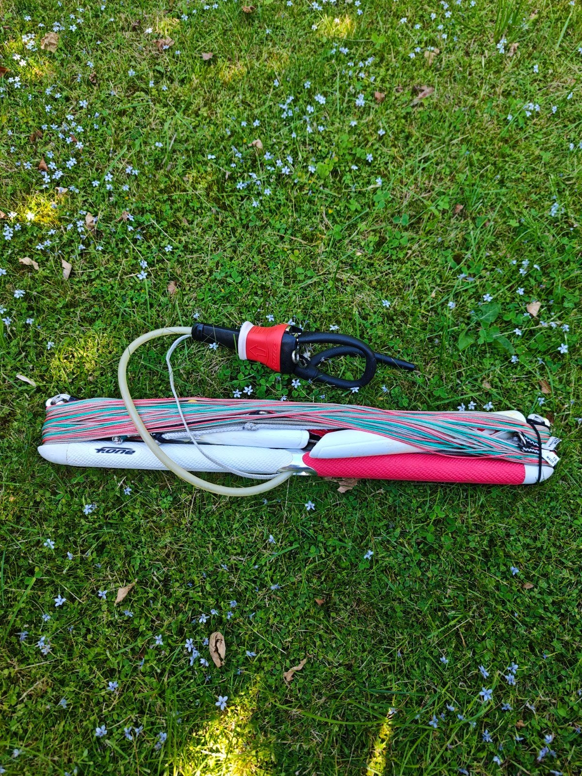 Kiteset - f.one 12m - north flare kiteboard 143 - meer sets!, Paneldeal, Ophalen of Verzenden, Bedrijven park Twente 1, 7602KA, Almelo