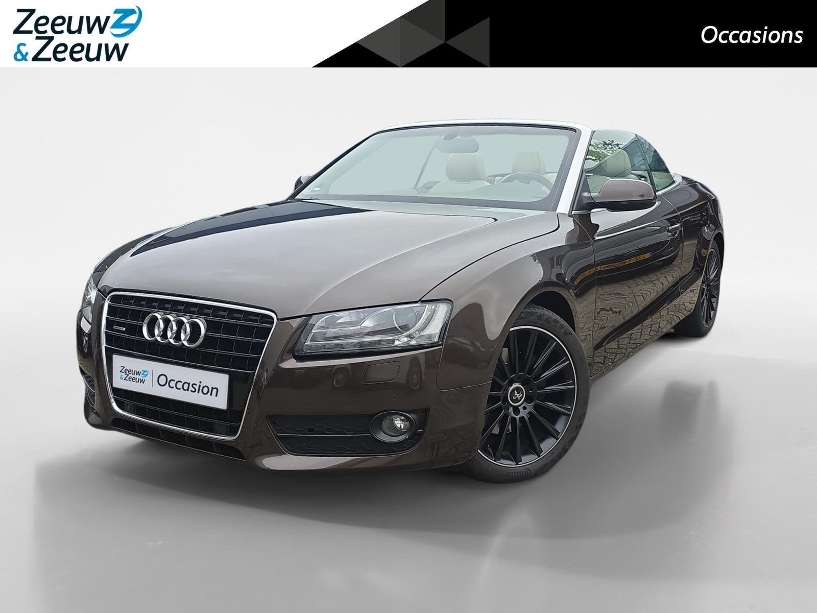 Audi A5 Cabriolet 3.2 FSI quattro Pro Line S | Elektr. leder, Automaat, Gebruikt, Beige, 4 stoelen