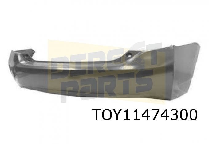 Toyota Prius (6/09-9/21) achterbumper Origineel! (te spuiten, -, Verzenden, -, Nieuw