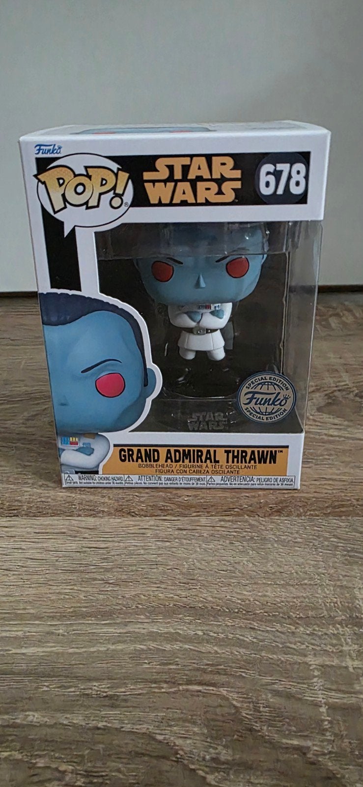 Funko Pop! Star Wars 678 Grand Admiral Thrawn, Ophalen of Verzenden, Zo goed als nieuw
