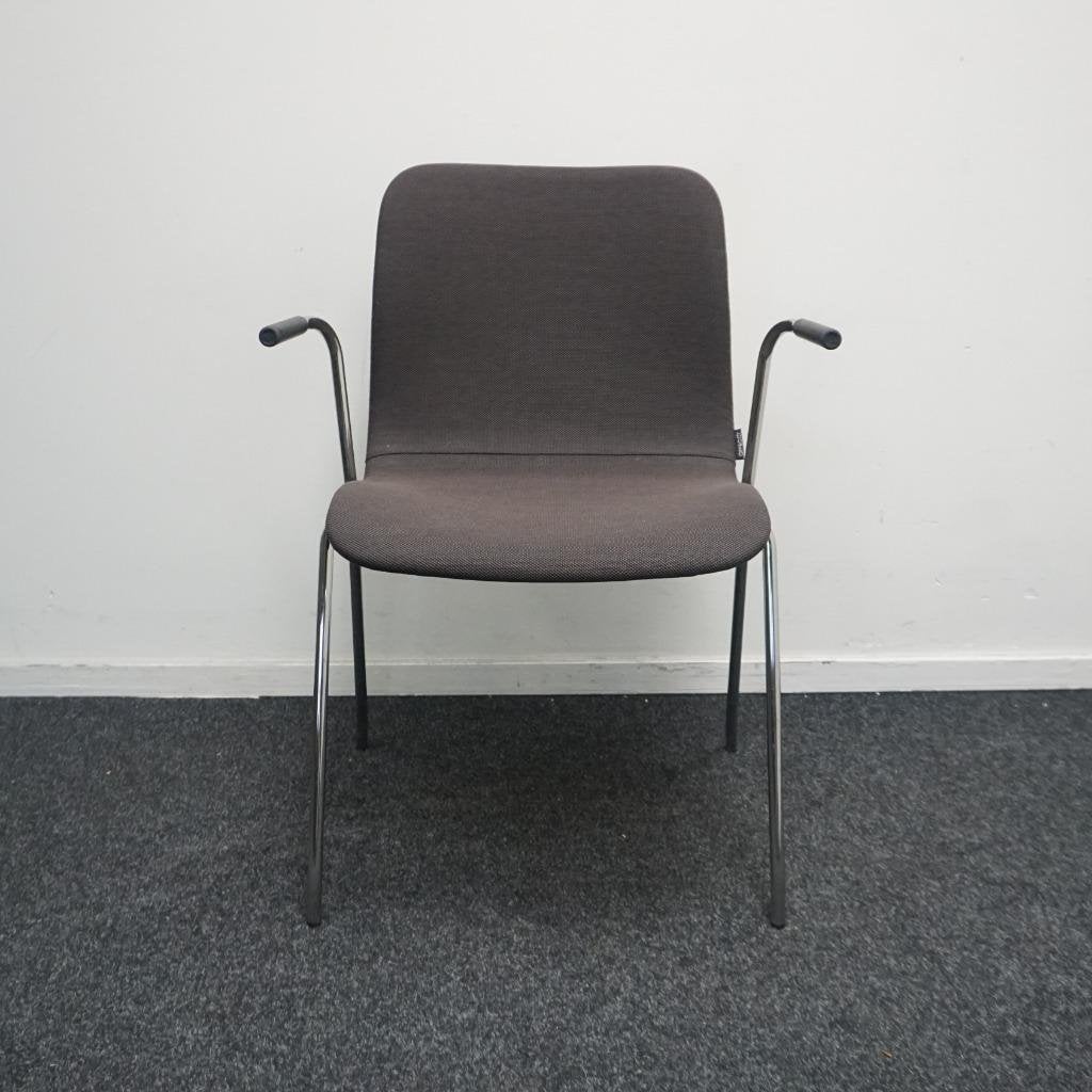 Offecct Cornflake Vergaderstoelen | Bruin | Eetkamerstoelen, Gebruikt, -, Ophalen of Verzenden, Stof