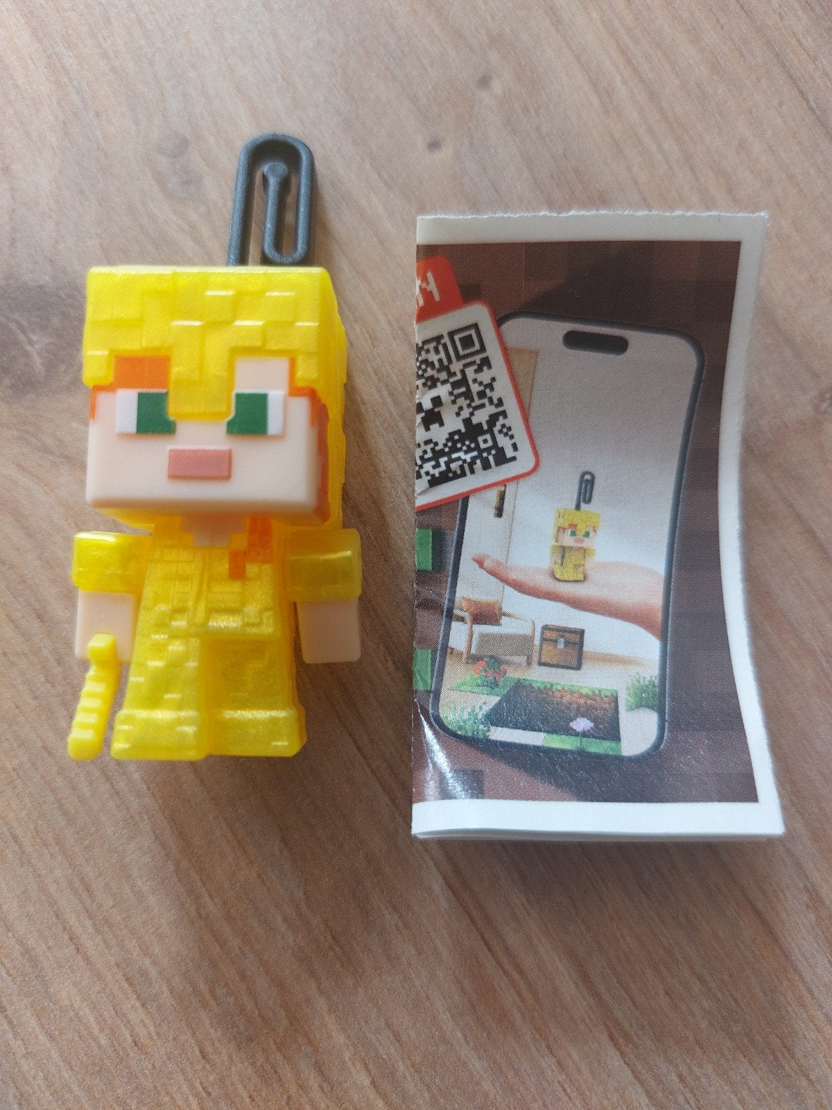 Kinder Joy Minecraft Figuur - Golden Alex Armor, Ophalen of Verzenden, Nieuw