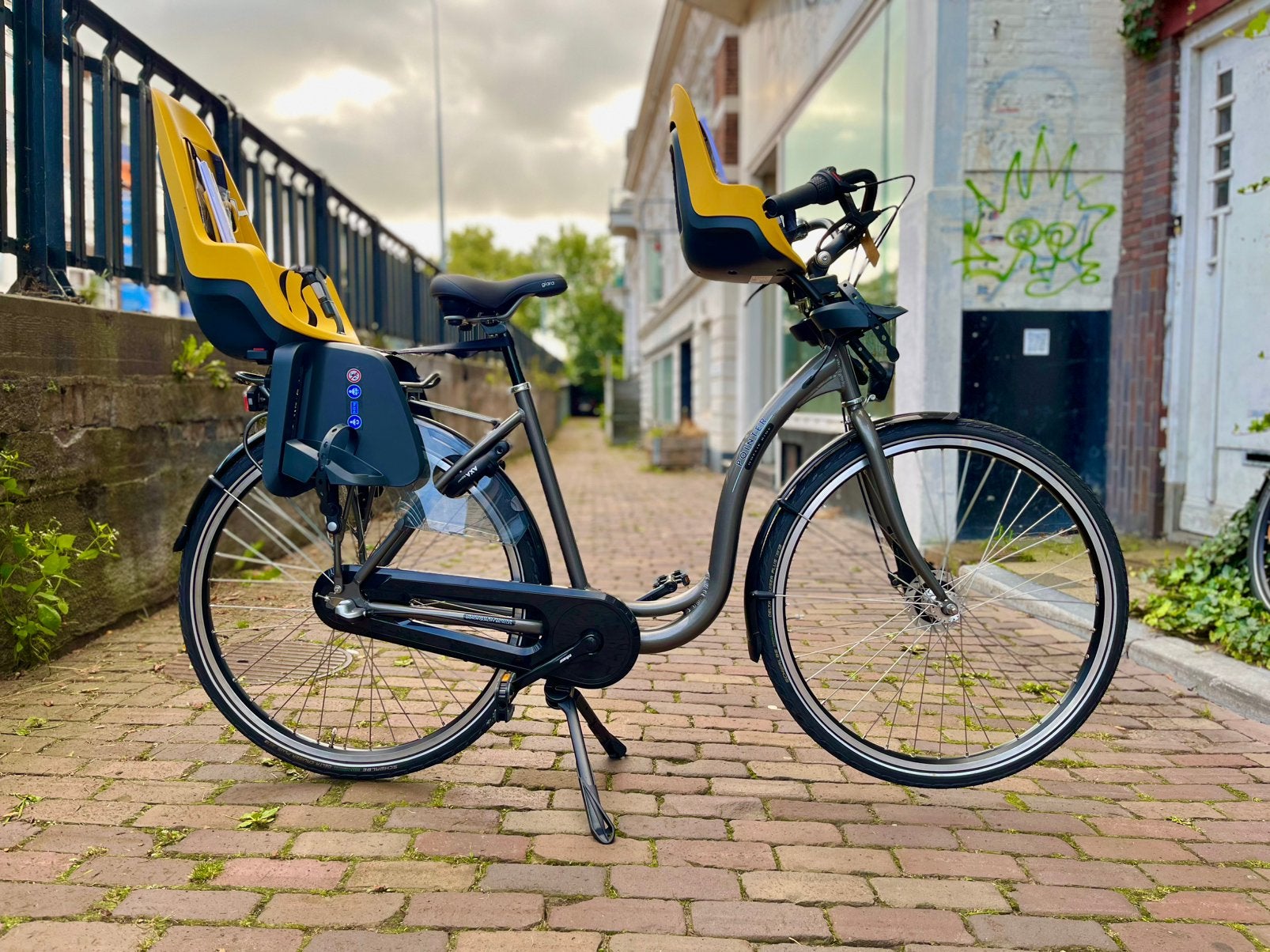 Nieuw! Pointer met lage instap, Fietsen en Brommers, Ophalen, 2 zitjes, 47 tot 50 cm, Dubbele standaard
