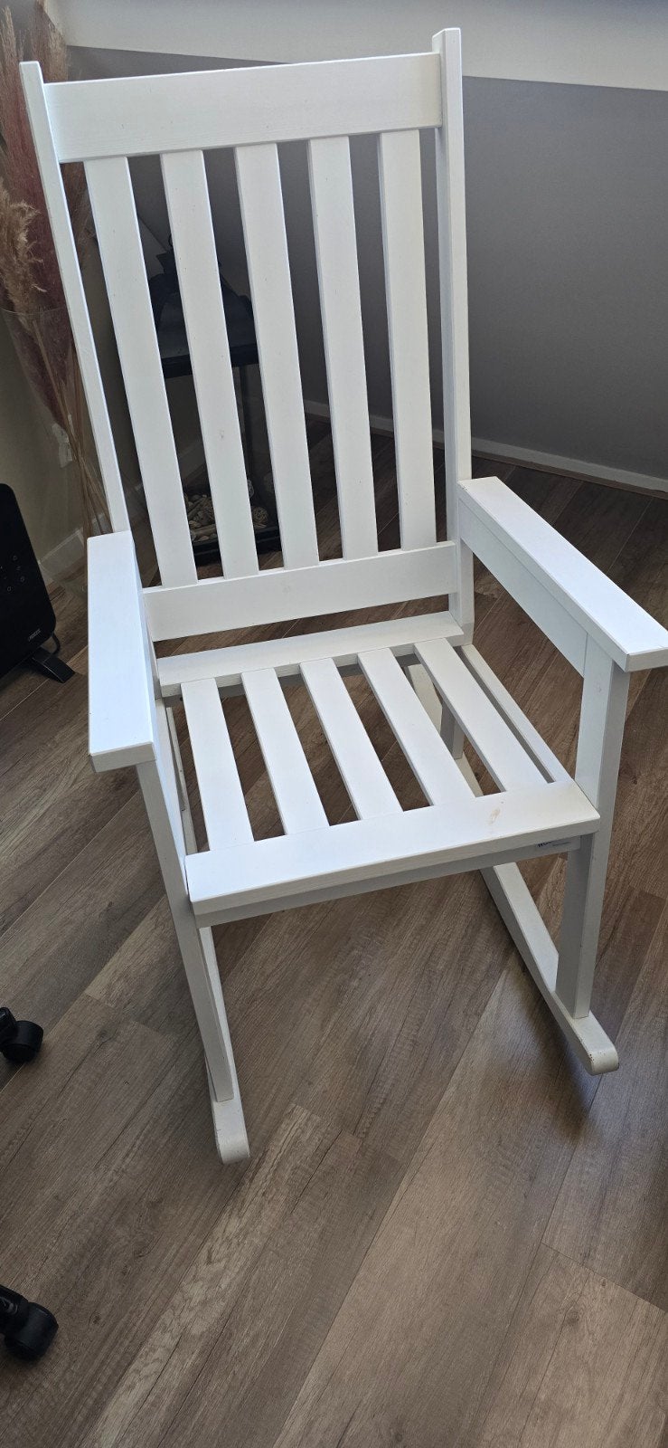 Gratis Witte schommelstoel, Ophalen, Gebruikt, Wit, Modern, Tijdloos