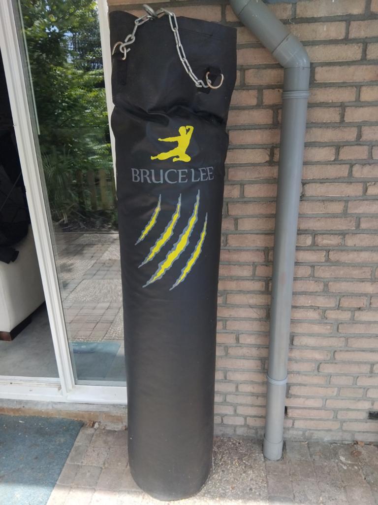 Bruce Lee Bokszak - Zwart, Overige, Vechtsportmateriaal, Zo goed als nieuw, Groter dan maat XL