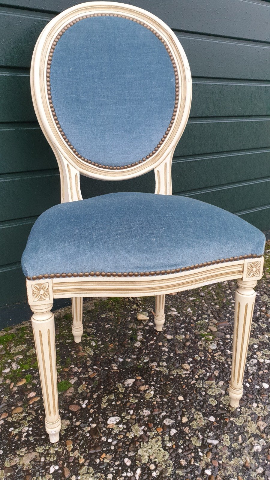 4 Medaillon eetkamerstoelen -MAGAZIJN OPRUIMING, Ophalen