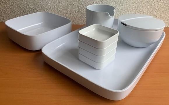 Mepal serveer-set, Huis en Inrichting, Lochem, Ophalen of Verzenden, Zo goed als nieuw, Mepal