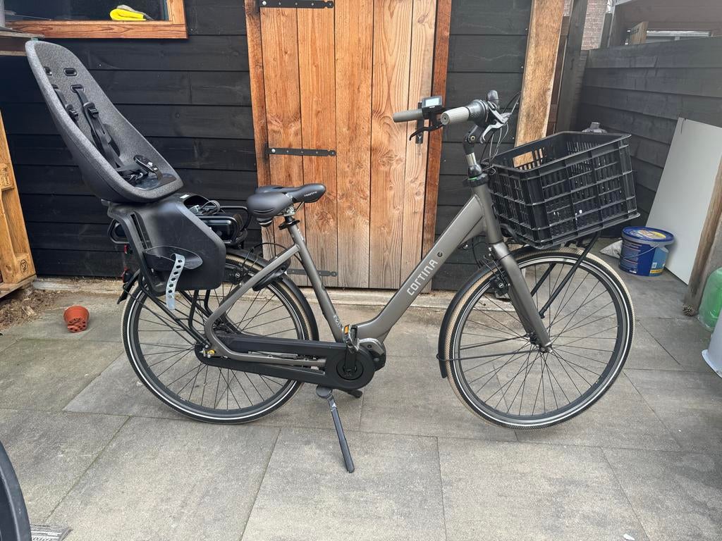 Cortina eCommon Family fiets met weinig km!, Gebruikt, 56 cm of meer, Mandje, 0 zitjes