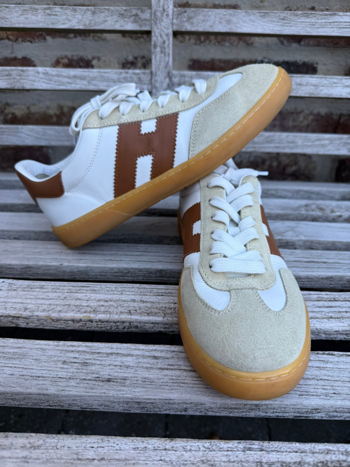 Hogan Cool sneakers maat 7, Wit, Ophalen of Verzenden, Sneakers of Gympen, Zo goed als nieuw