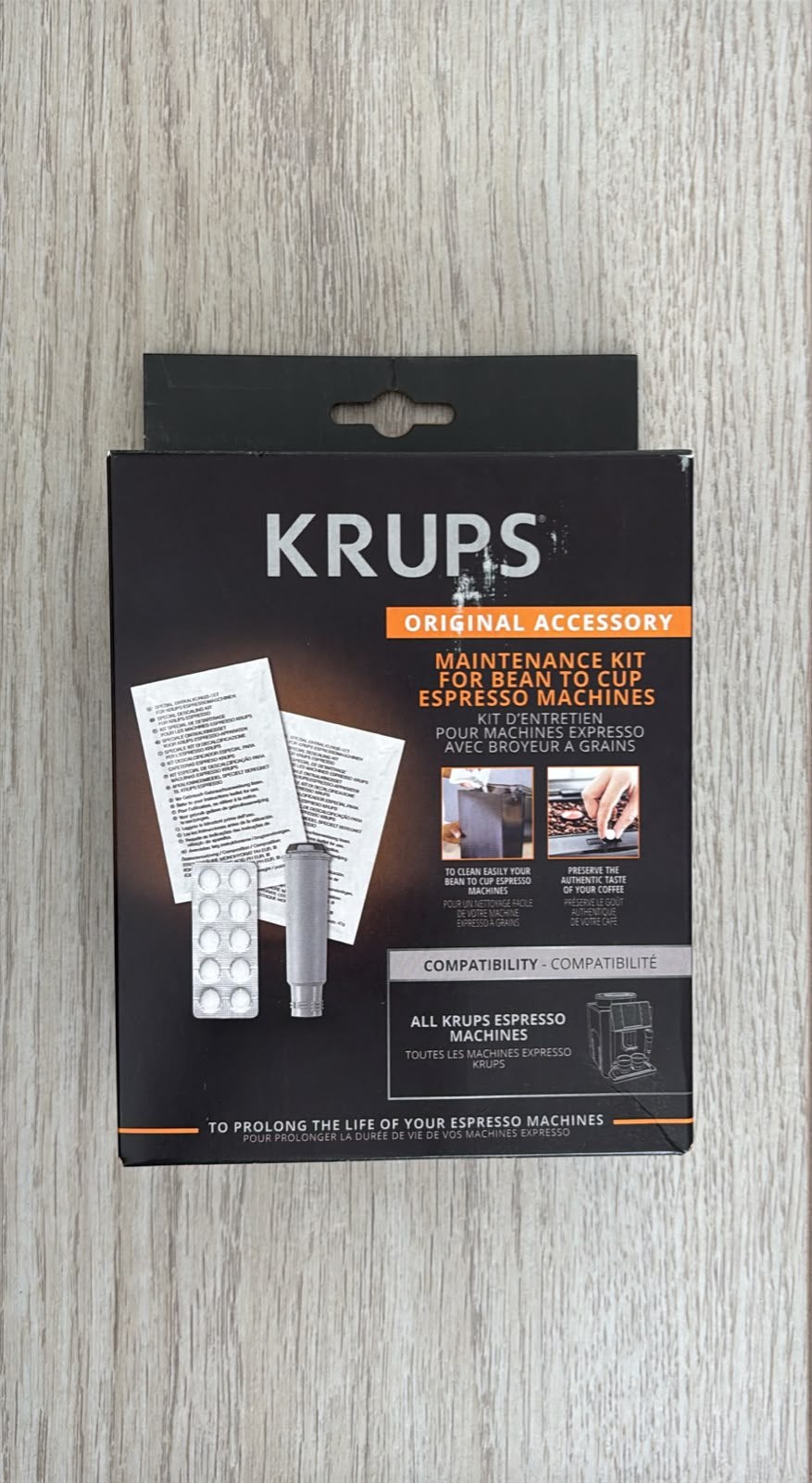 Krups Original Maintenance Kit Onderhoudsset Espressomachine, Witgoed en Apparatuur, Koffiezetapparaten, Ophalen of Verzenden