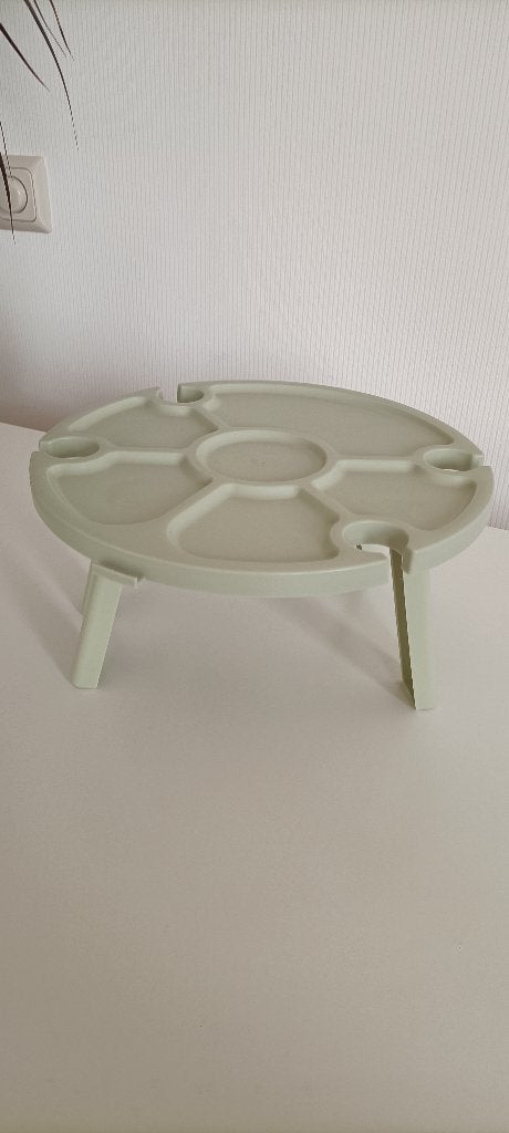 Draagbaar picknicktafeltje/wijntafel van PP kunststof, Ophalen of Verzenden, Nieuw