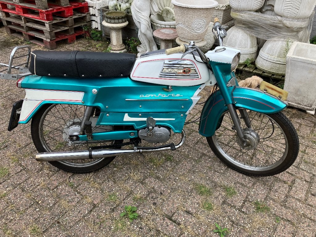 batavus conforte 1964 met kenteken., Ophalen, Maximaal 45 km/u, Batavus, 49 cc