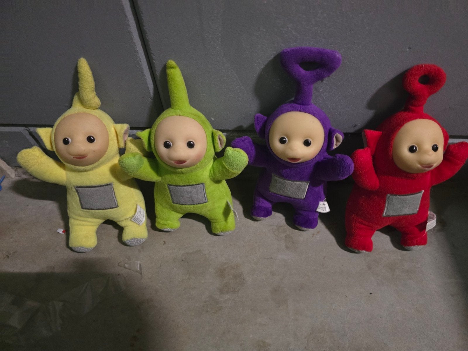 Teletubbies knuffels - Set van 4, Ophalen, Gebruikt, Overige merken, Overige karakters