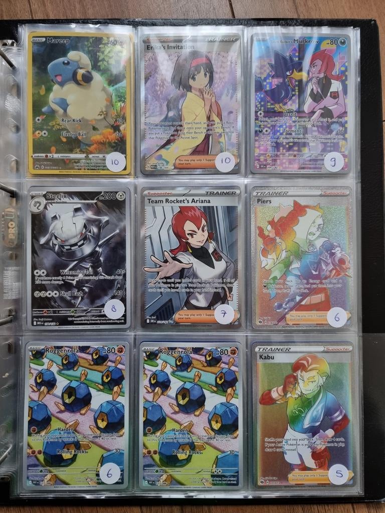 LOSSE VERKOOP Pokemon map vol kaarten verzameling, Ophalen, Meerdere kaarten